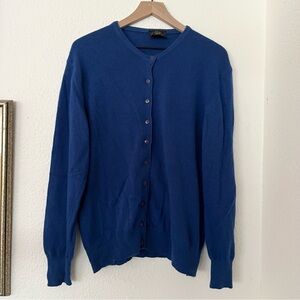 VTG Lambswool Blue Cardigan